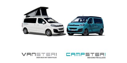 Anbieter - Fahrzeugtypen: Camperbus - Pössl Citroen Campster und Vanster - WoMo Vermietung GmbH