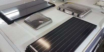 Anbieter - Bern - Einbau einer hochwertigen Solaranlage in unserer Camping Werkstatt - Caravaning-Shop