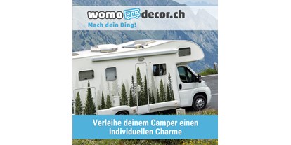 Anbieter - Aargau - Beschrifte deinen Camper als Unikat! - womodecor.ch - Camperbeschriftungen